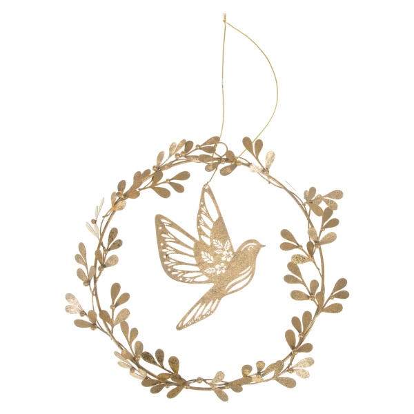 SUSPENSION OISEAU GOLD DIA 28