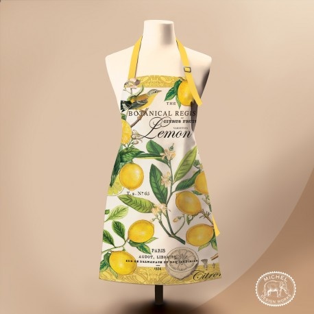 Tablier 100% coton ajustable - Lemon Basil