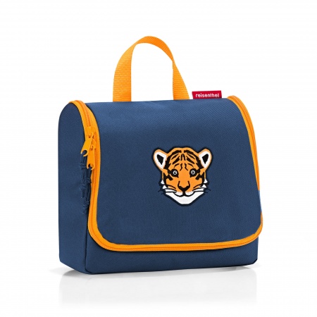 toiletbag kids tiger navy