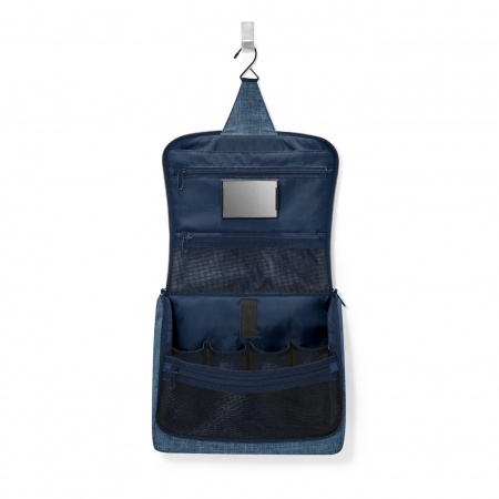 toiletbag XL twist blue