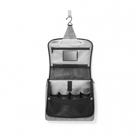 Toiletbag XL twist silver