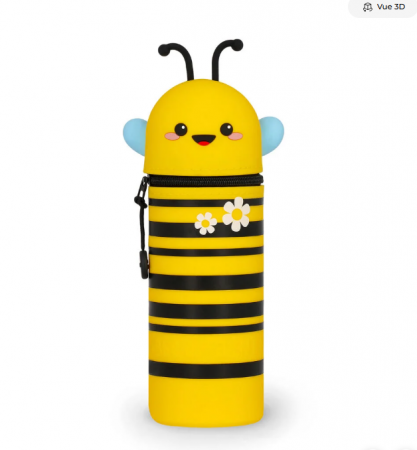 TROUSSE EN SILICONE 2-EN1 - KAWAII - BEE