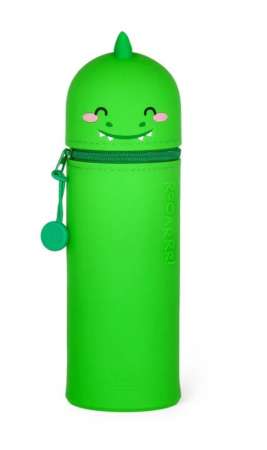 TROUSSE EN SILICONE 2-EN1 - KAWAII - DINO