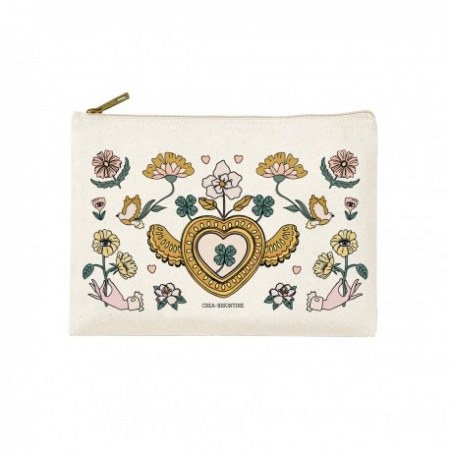 Trousse rectangulaire PM (20x13 cm) - De tout mon coeur