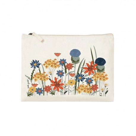 Trousse rectangulaire PM (20x13 cm) - Fleurs des champs