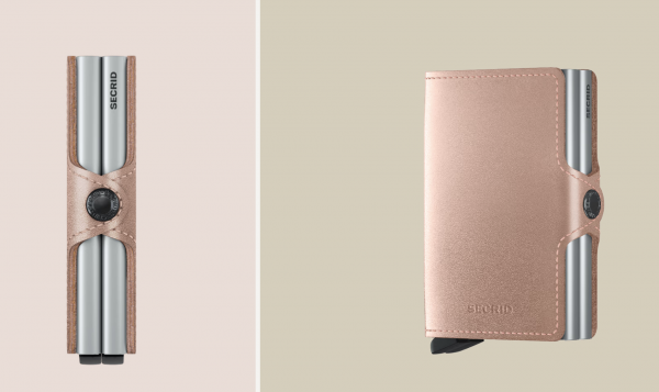 Twinwallet Metallic Rose