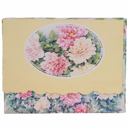 Une carte + son enveloppe PEONIES