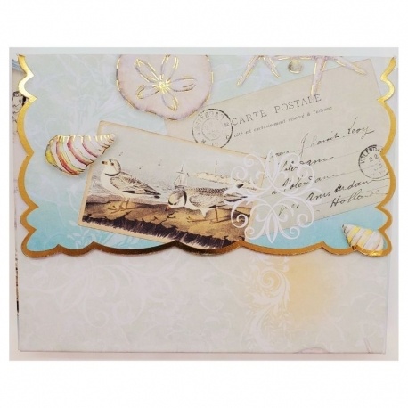 Une carte + son enveloppe SEASIDE