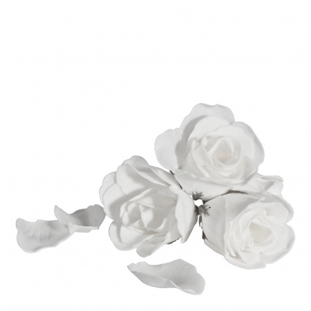 Une Rose aux pétales en feuille de savon parfumés à la \ Rose\ 