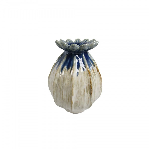 VASE 17.5*20 CALYSA BLEU
