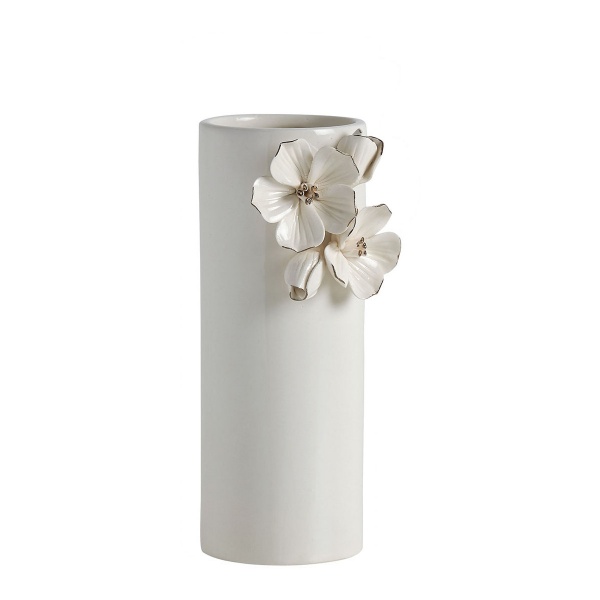 Vase Amour Fleurs blanc petit mod�le