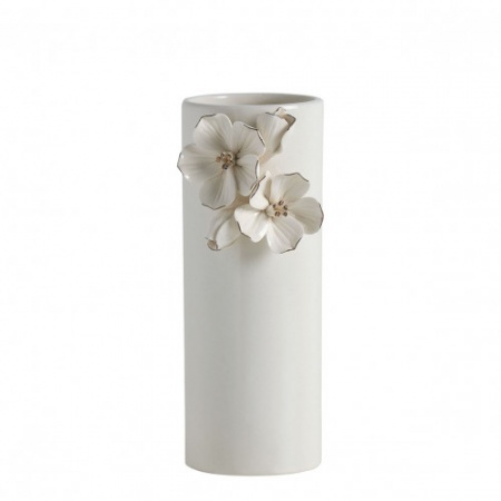 Vase Amour Fleurs blanc petit modèle