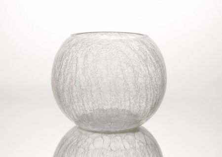 VASE BOULE CRAQUELE