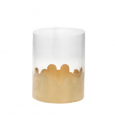 Vase dipinto d\'oro H15 Ø15