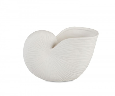 VASE DOLOMITE NAUTILUS 18X10X11CM