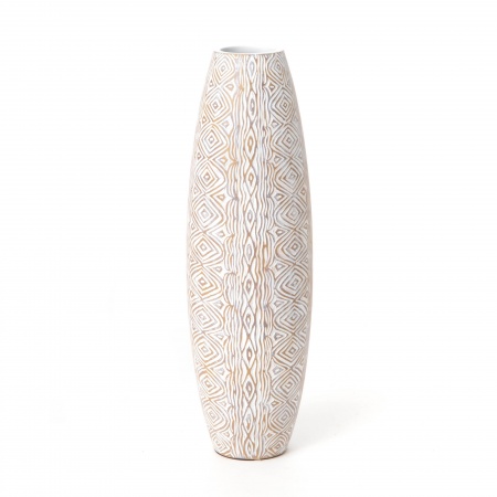 VASE JAKARTA BLANC Petit Modèle