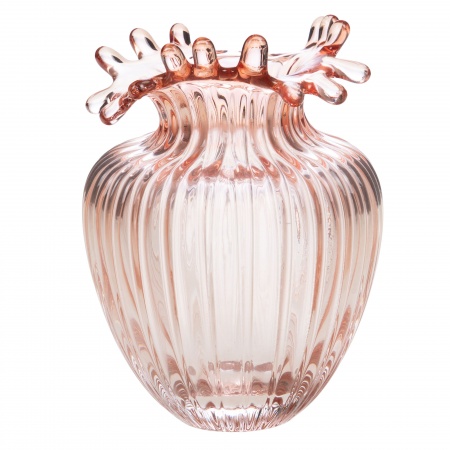 VASE LYS H17 ROSE