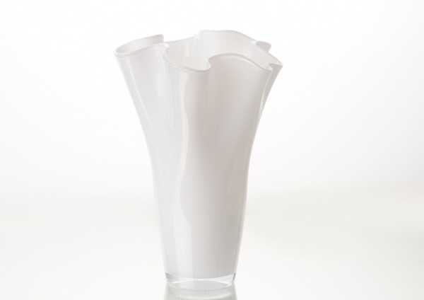 VASE PLISSE ROYAL H35 D24 BC     L4 + BC3 + SB3