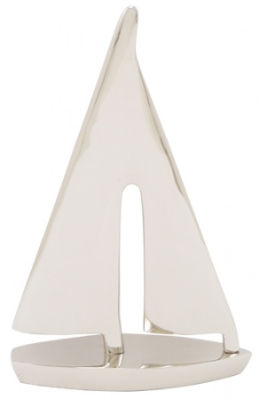 Voilier à poser Argenté PM Longeur - 15.5 cm